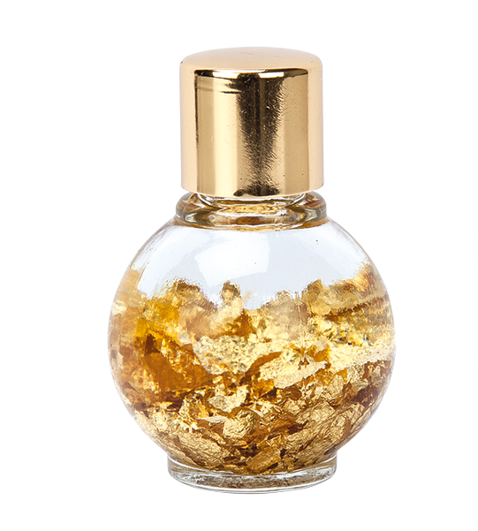 Gold Foil-filled Bell Bottle (800x600), Png Download