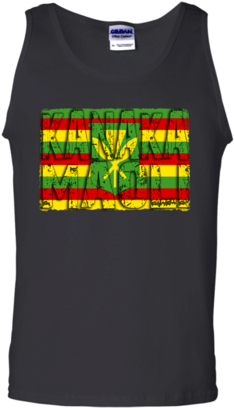 Kanaka Maoli 100% Cotton Tank Top, Sleeveless, Hawaii (600x600), Png Download