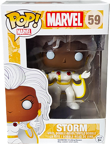Storm Pop Vinyl Figure - Funko Pop! Marvel #59 X-men Hot Topic Exclusive - Storm (600x600), Png Download