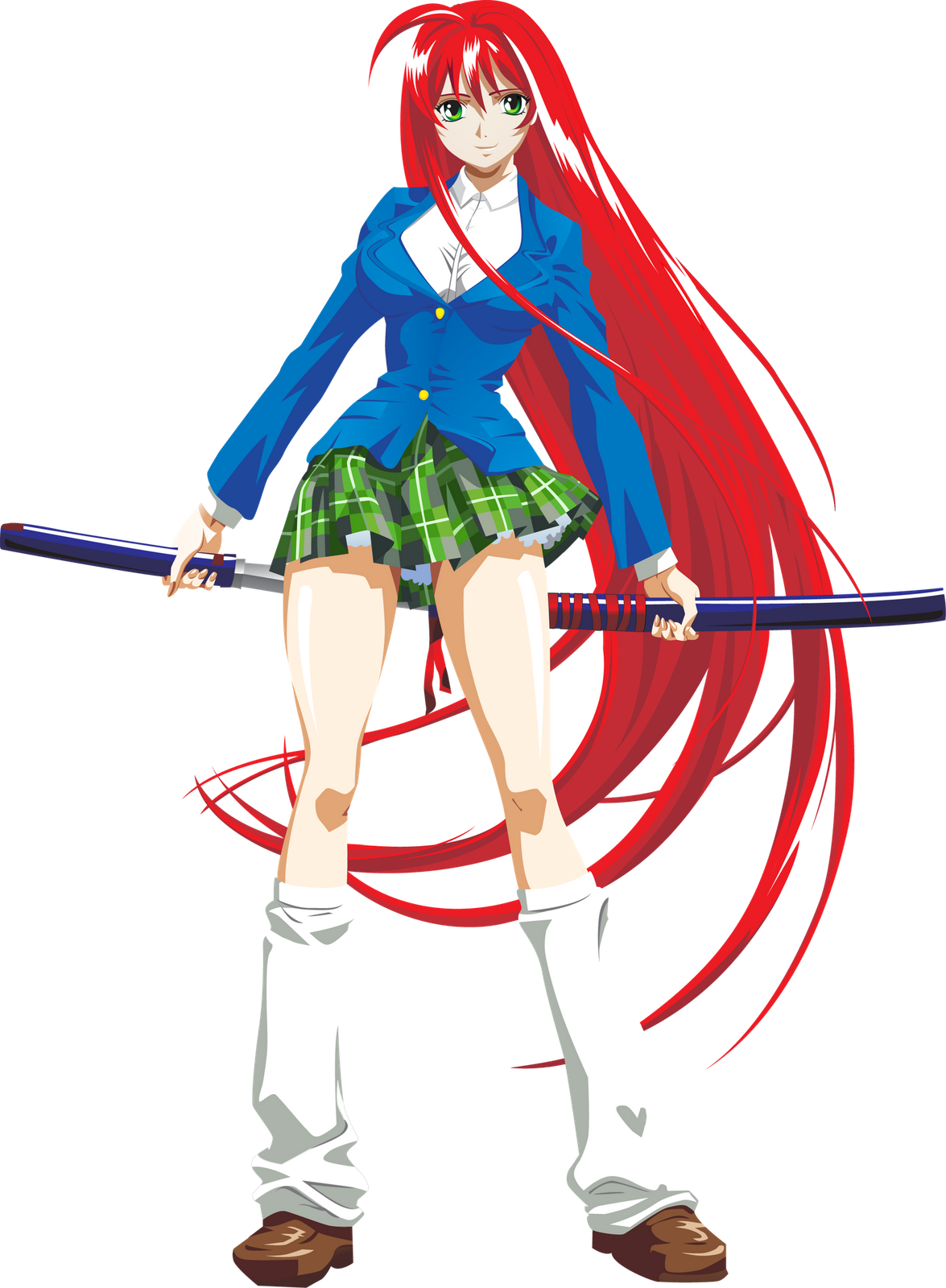 Katana Anime Girl Png - Aya Anime Tenge Tenjou (1175x1600), Png Download