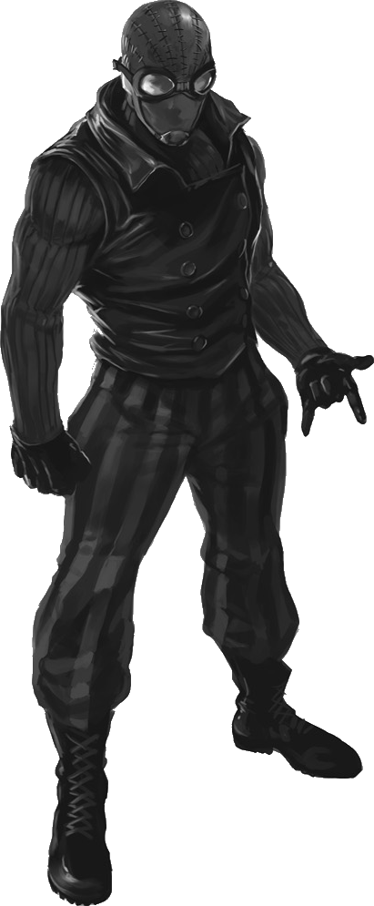 [ Img] - Spider Man Noir Cosplay (411x995), Png Download