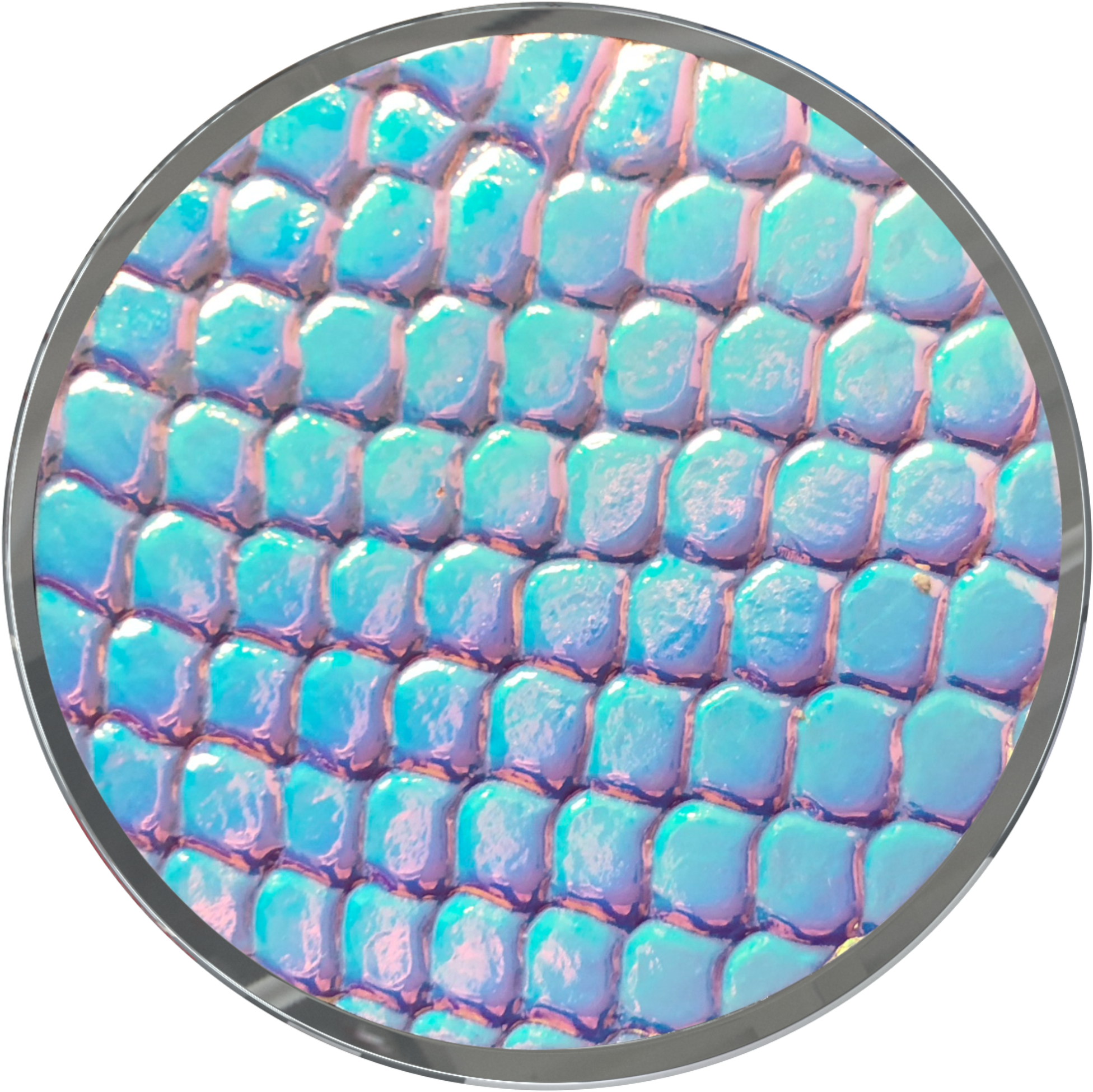 Iridescent Blue - Circle (2048x2048), Png Download