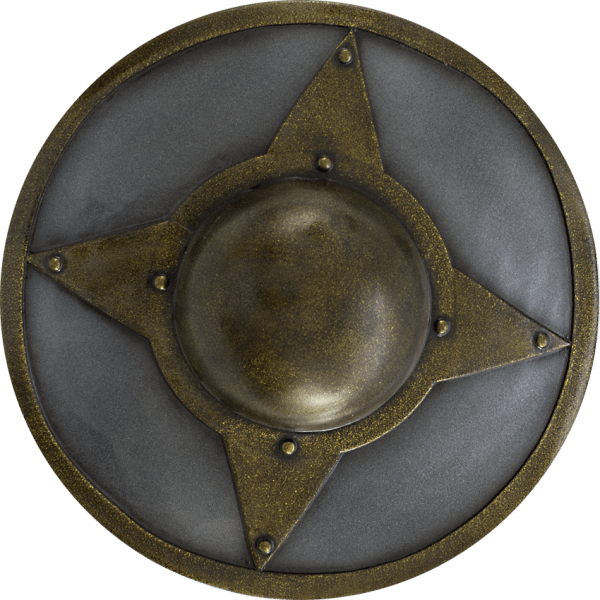 Loading - - Ironfortress Bouclier Rond Etoile 40cm (600x600), Png Download