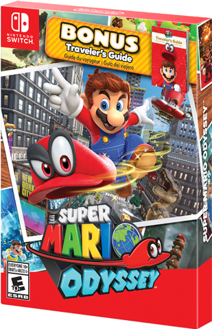 Super Mario Odyssey Starter Pack Box Art - Nintendo Super Mario Odyssey (640x480), Png Download