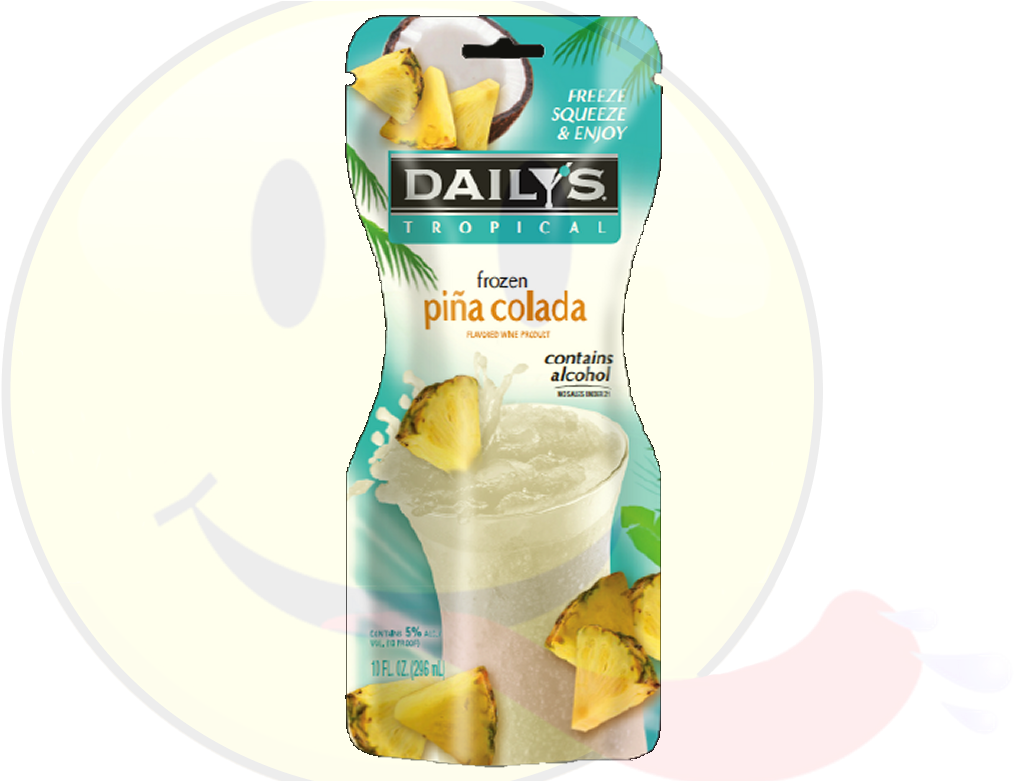 Dailys Tropical Hurricane, Frozen - 10 Fl Oz (1040x780), Png Download