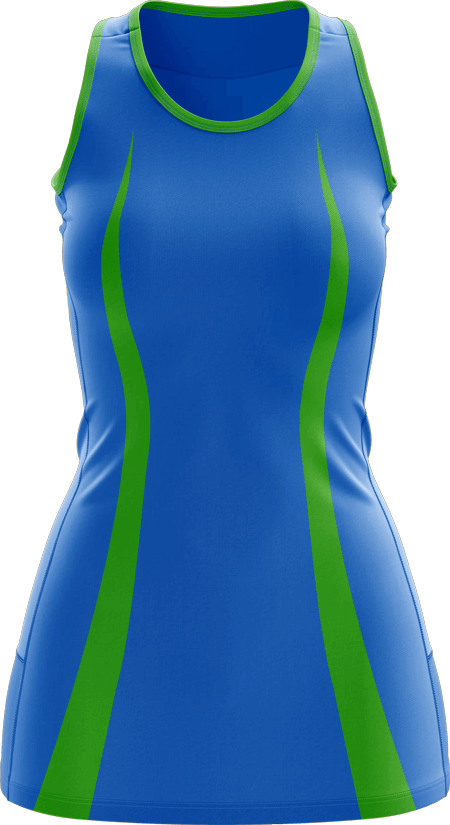 Custom Netball Uniforms Amp Clothing Team Colours - Dress (450x825), Png Download