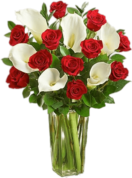 Nature - Calla Lily Valentines Bouquet (600x600), Png Download