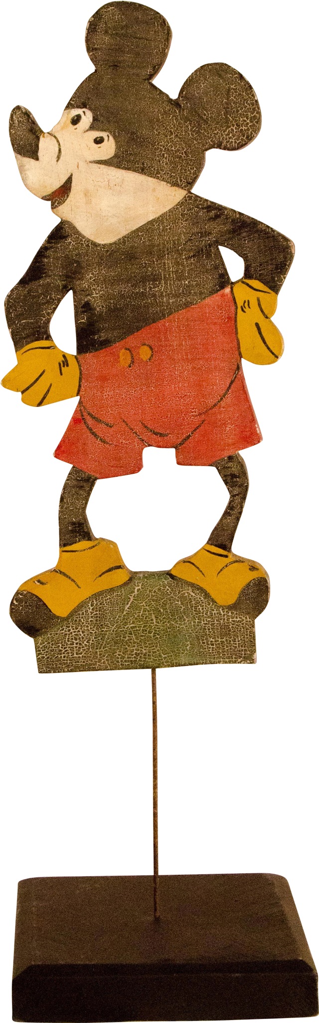 Vintage Micky Mouse Lawn Ornament Mickey Was Born Steamboat - Mickey Mouse (2048x2048), Png Download