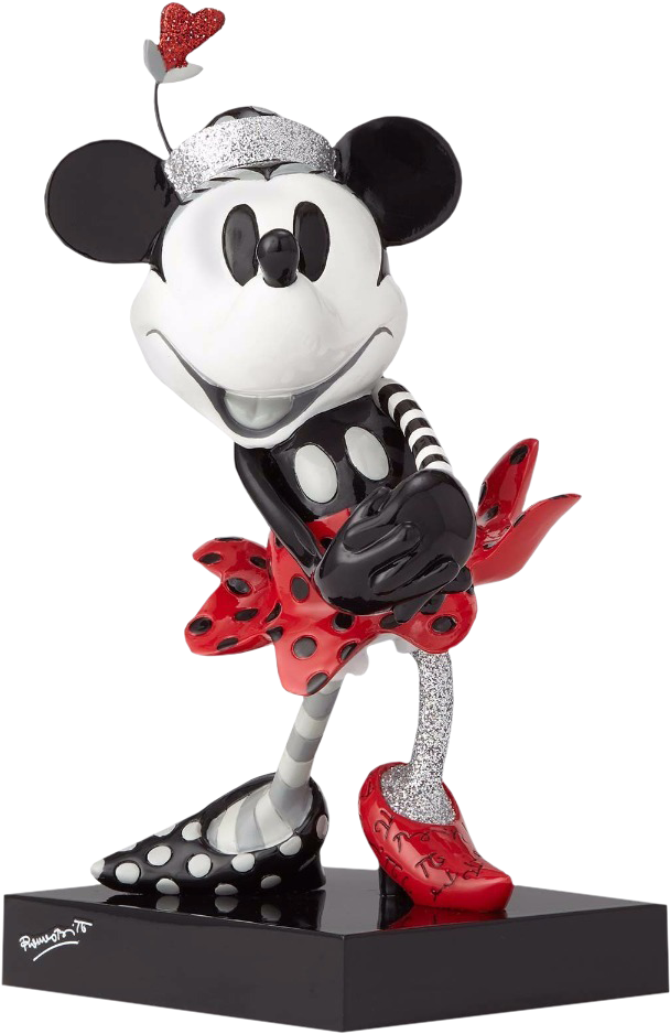 Minnie Mouse 7” Statue By Romero Britto - Steamboat Minnie (1200x1200), Png Download