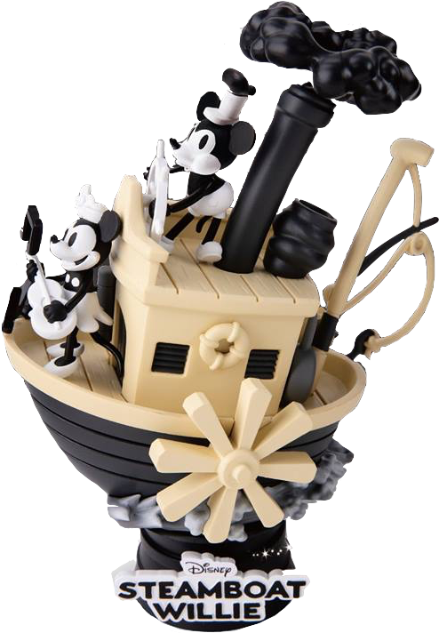 Beast Kingdom Toys Steamboat Willie Diorama Toyslife - Beast Kingdom Steamboat Willie (679x960), Png Download