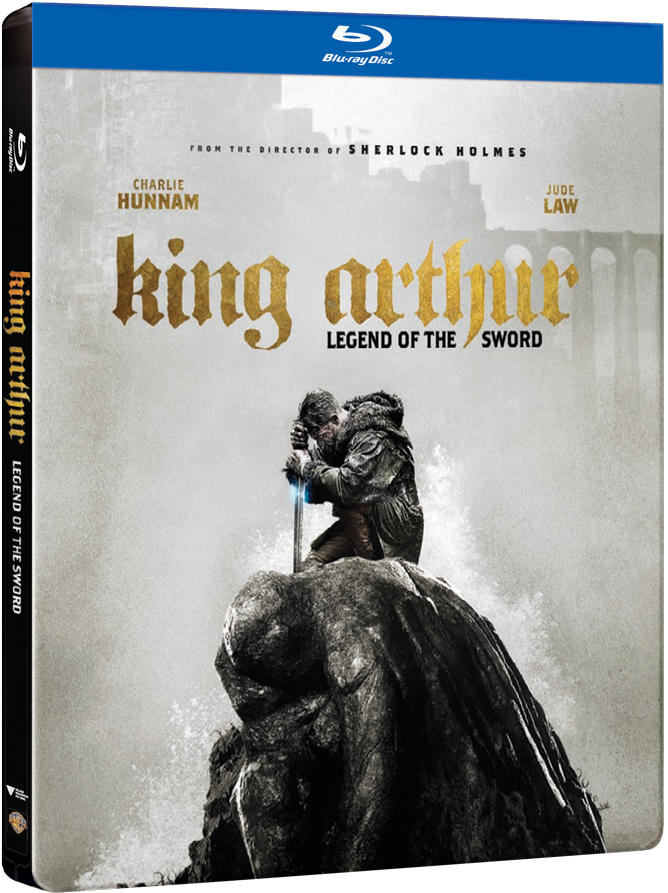 4k Ultra Hd Blu-ray - King Arthur Legend Of The Sword 2017 Bluray (847x1000), Png Download