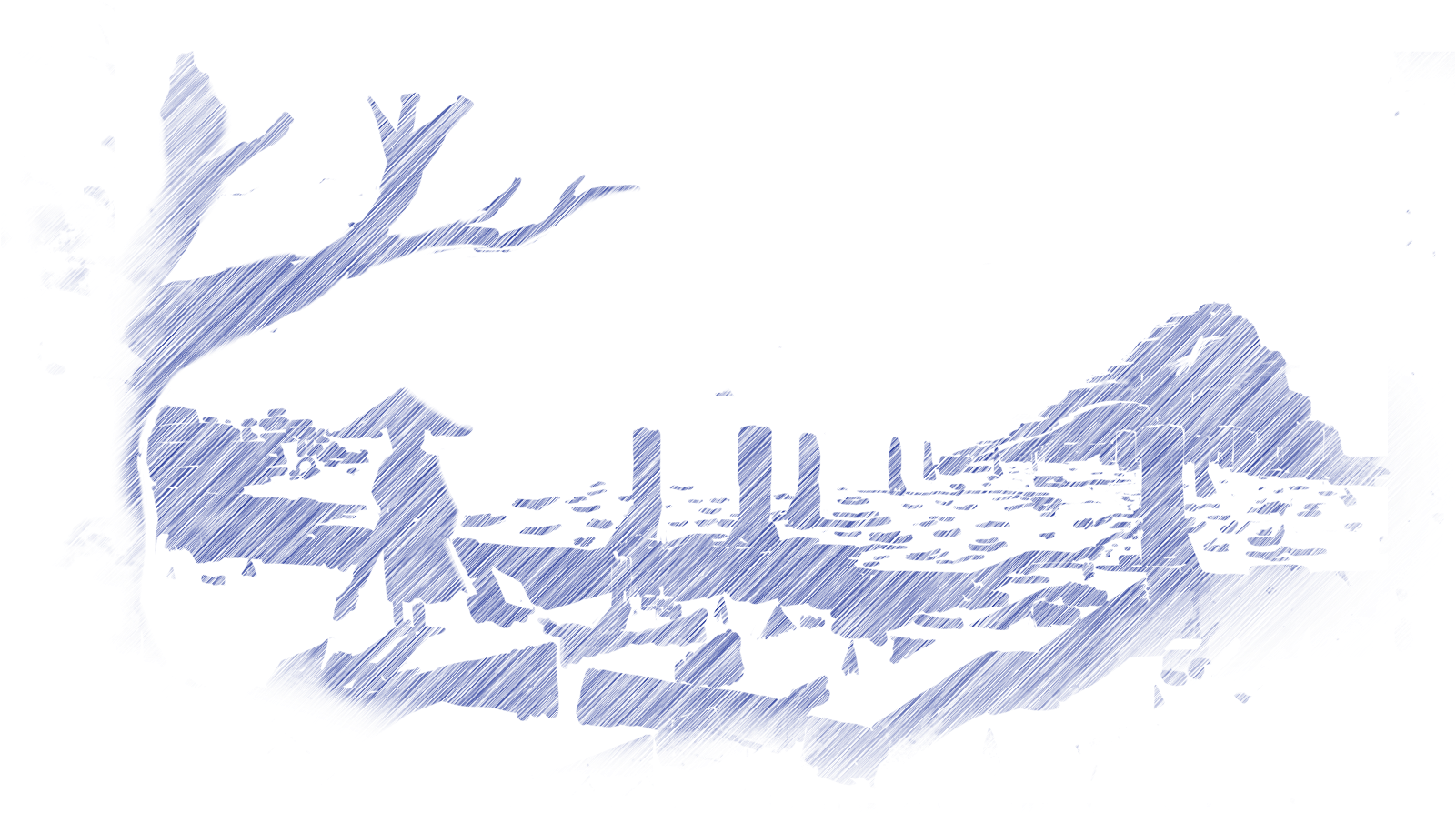 A Tale Of Love - Sketch (1650x893), Png Download