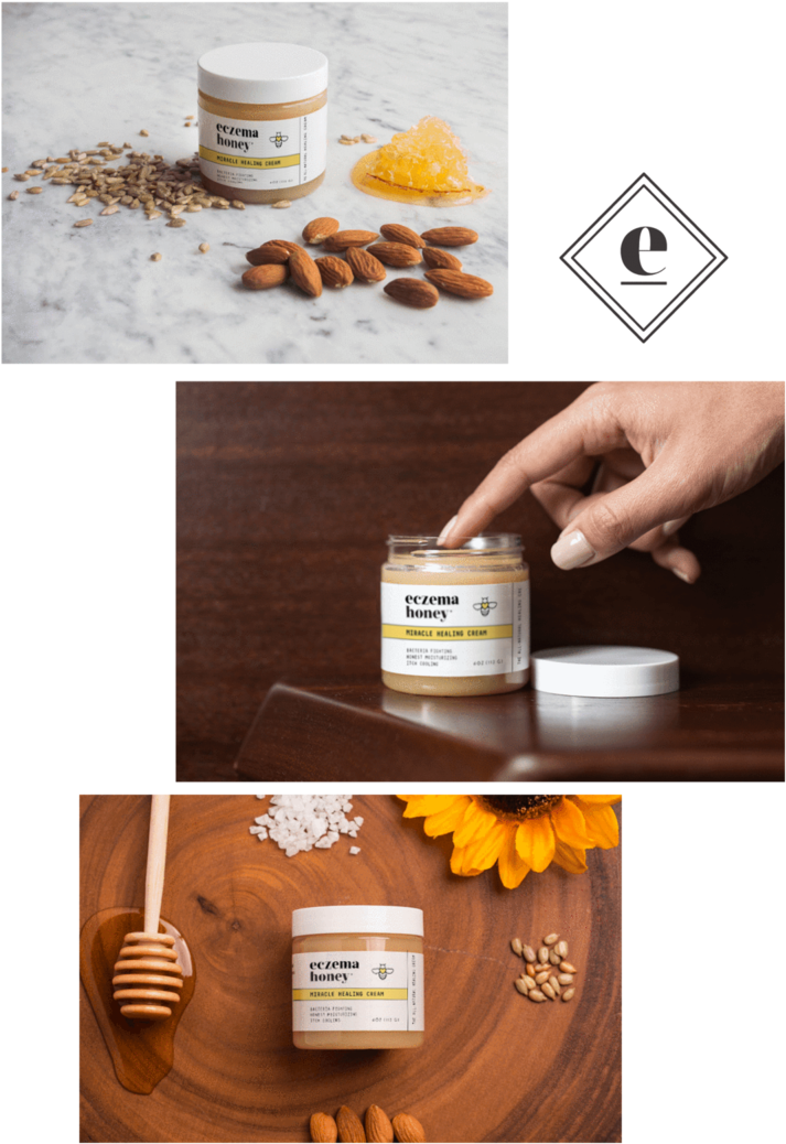 Eczema Honey Original Natural Healing Cream (800x1150), Png Download