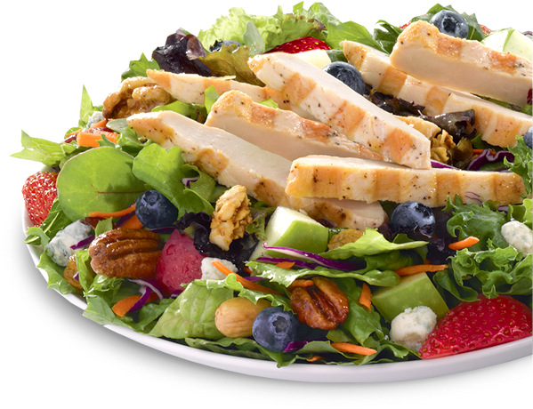 Order Your Favourite Burgers - Chargrilled Fruit Salad Chick Fil (715x617), Png Download