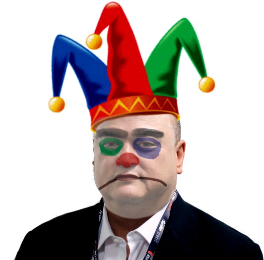 [ Img] - Clown (550x566), Png Download