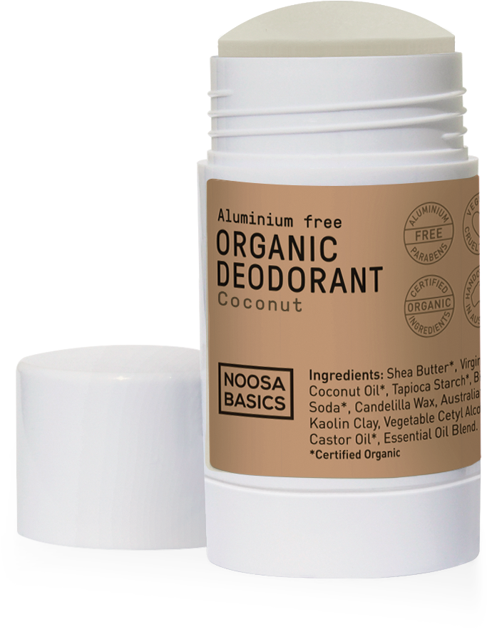 Organic Deodorant Stick - Noosa Basics Deodorant Stick - Coconut (60g) (857x1100), Png Download