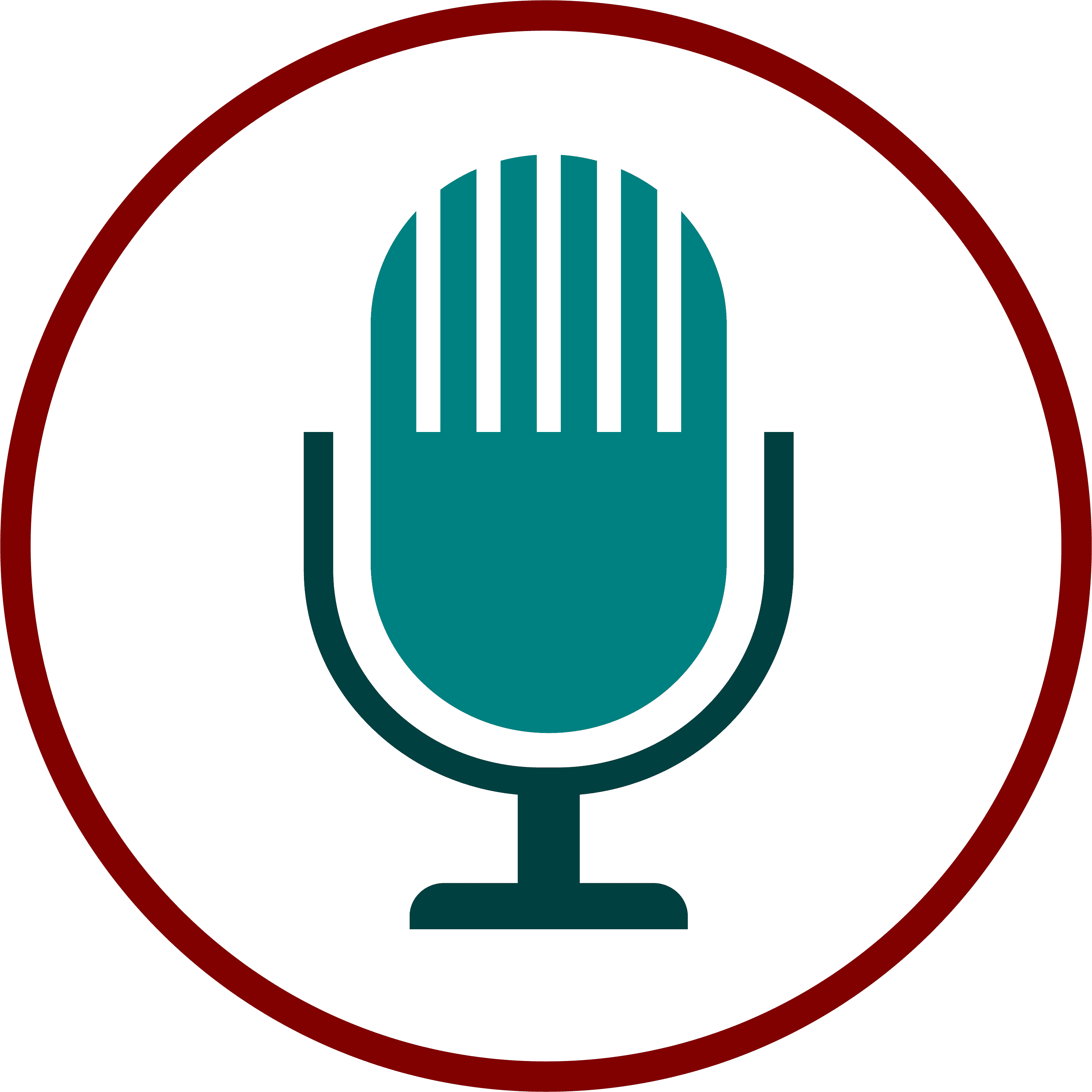 Microphone - Vector Graphics (2993x2993), Png Download