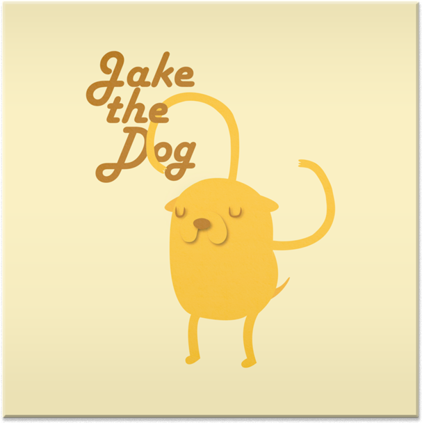 Azulejo Jake The Dog De Tirme, The Fannibalna - Jake The Dog (800x800), Png Download