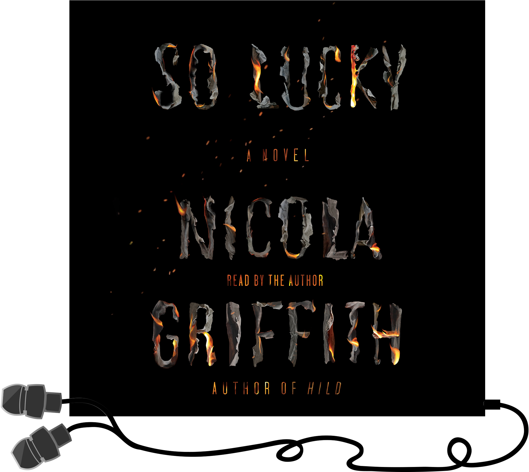 Audio Cover W Earbuds - So Lucky: A Novel (2400x2400), Png Download