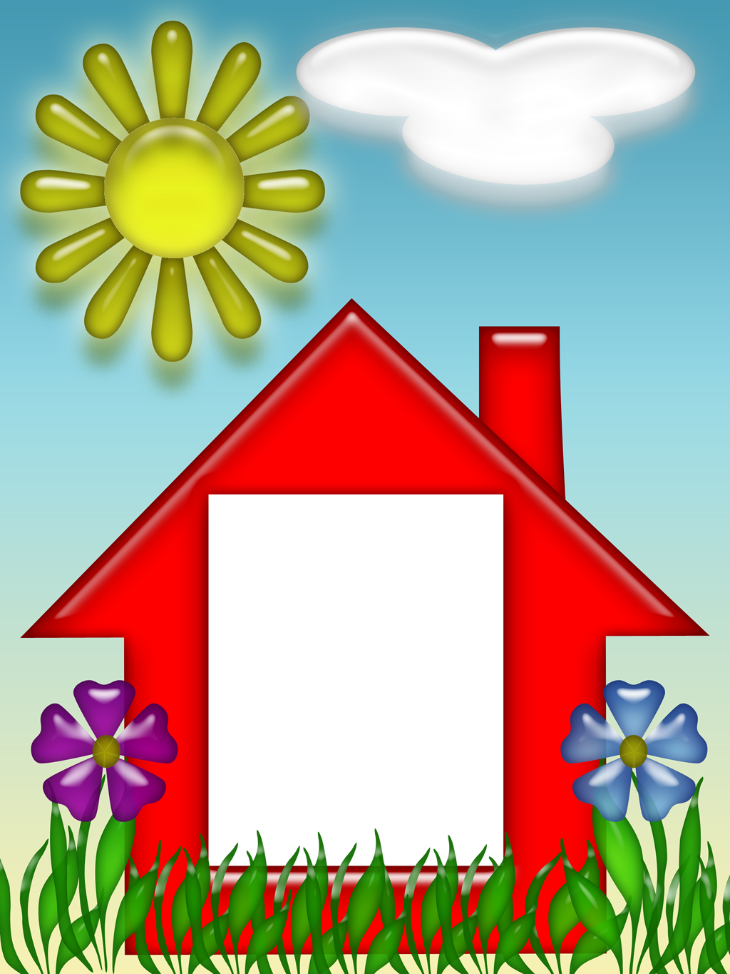 Casinha 1,024×1,365 Pixels Teaching Shapes, Classroom - Khung Hình Ngôi Nhà (1024x1365), Png Download