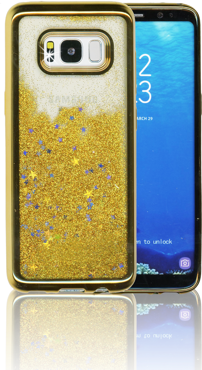 Samsung Galaxy S8 Mm Electroplated Water Glitter Case - Samsung Galaxy (686x1280), Png Download