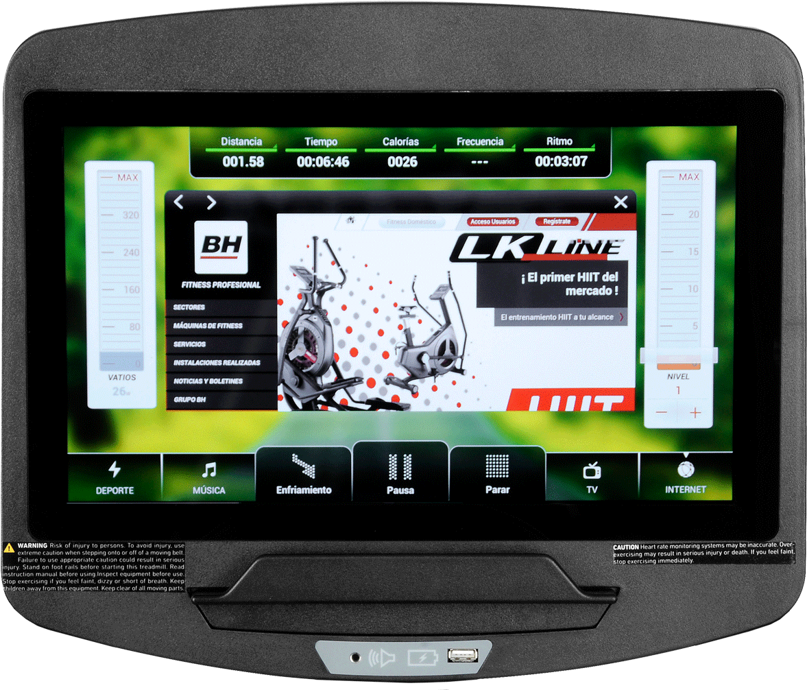 Bh Fitness Heimtrainer Lk7200 (1920x1080), Png Download