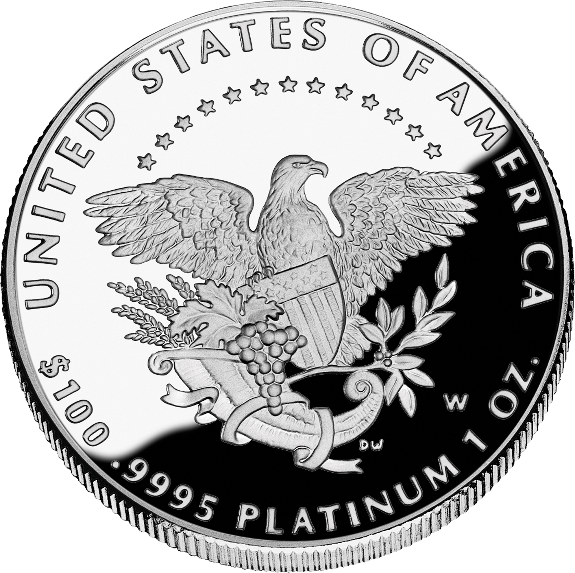 2005 Aeplat Proof Rev - Platinum Eagle (1989x1981), Png Download