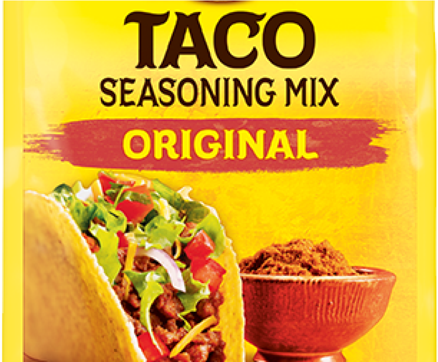 Image - Old El Paso Taco Seasoning (1280x719), Png Download