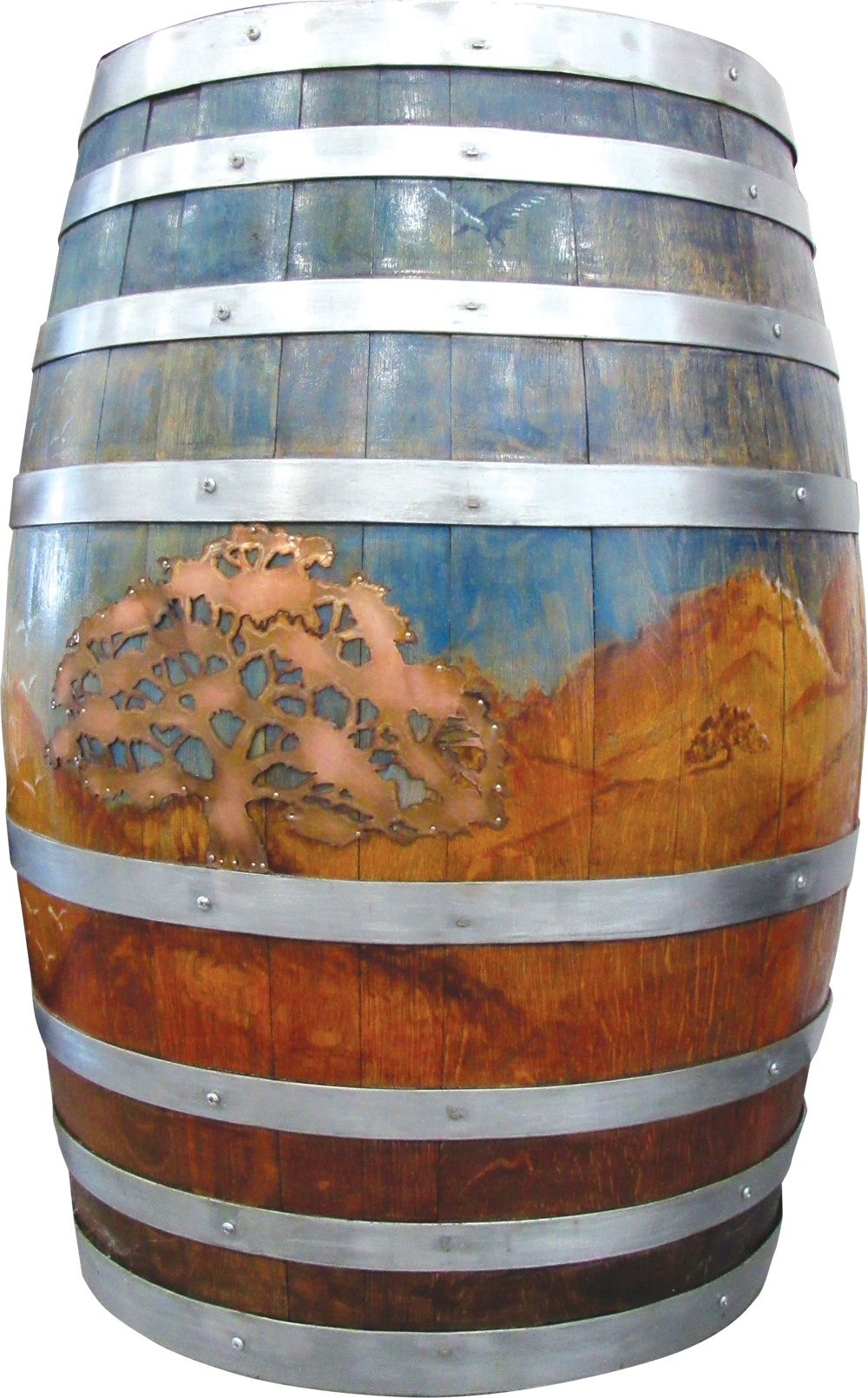 Barnettbarnbarrel Copperbarrel (1000x1609), Png Download
