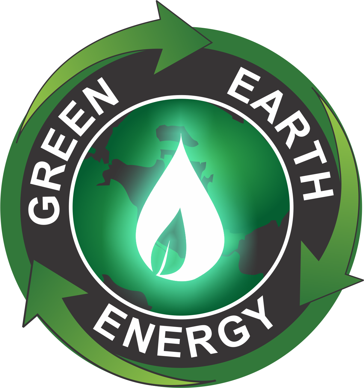 Logo Design By Rexvillarin For Green Earth Energy Inc - Logo (1215x1297), Png Download