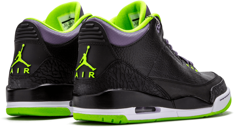 Air Jordan 3 Black History (1000x600), Png Download