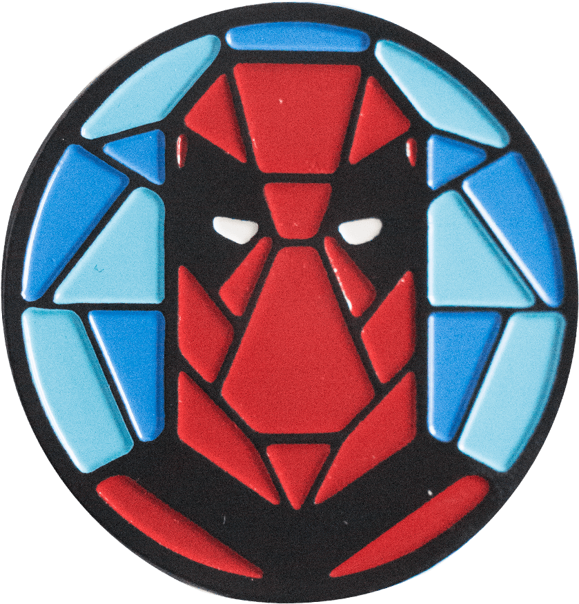 Deadpool Mosaic Pin - Deadpool (1014x1024), Png Download
