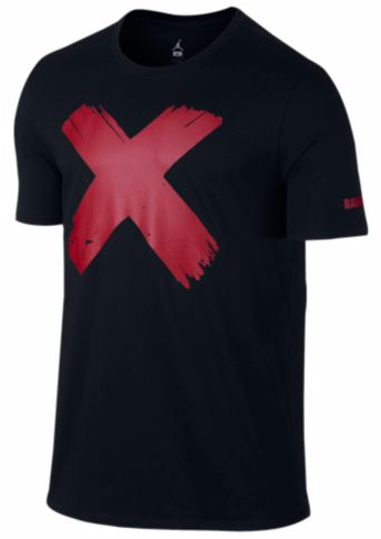 Restock Via @footlocker Air Jordan 1 'banned' Logo - Jordan Aj1 Banned Logo Tee 842254-010 S (697x486), Png Download