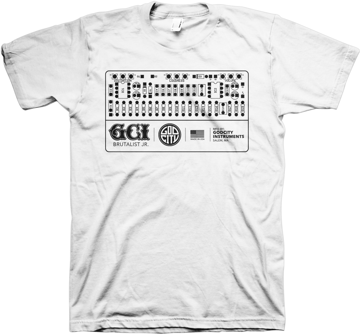 Godcity "circuit Board" White (1200x1200), Png Download