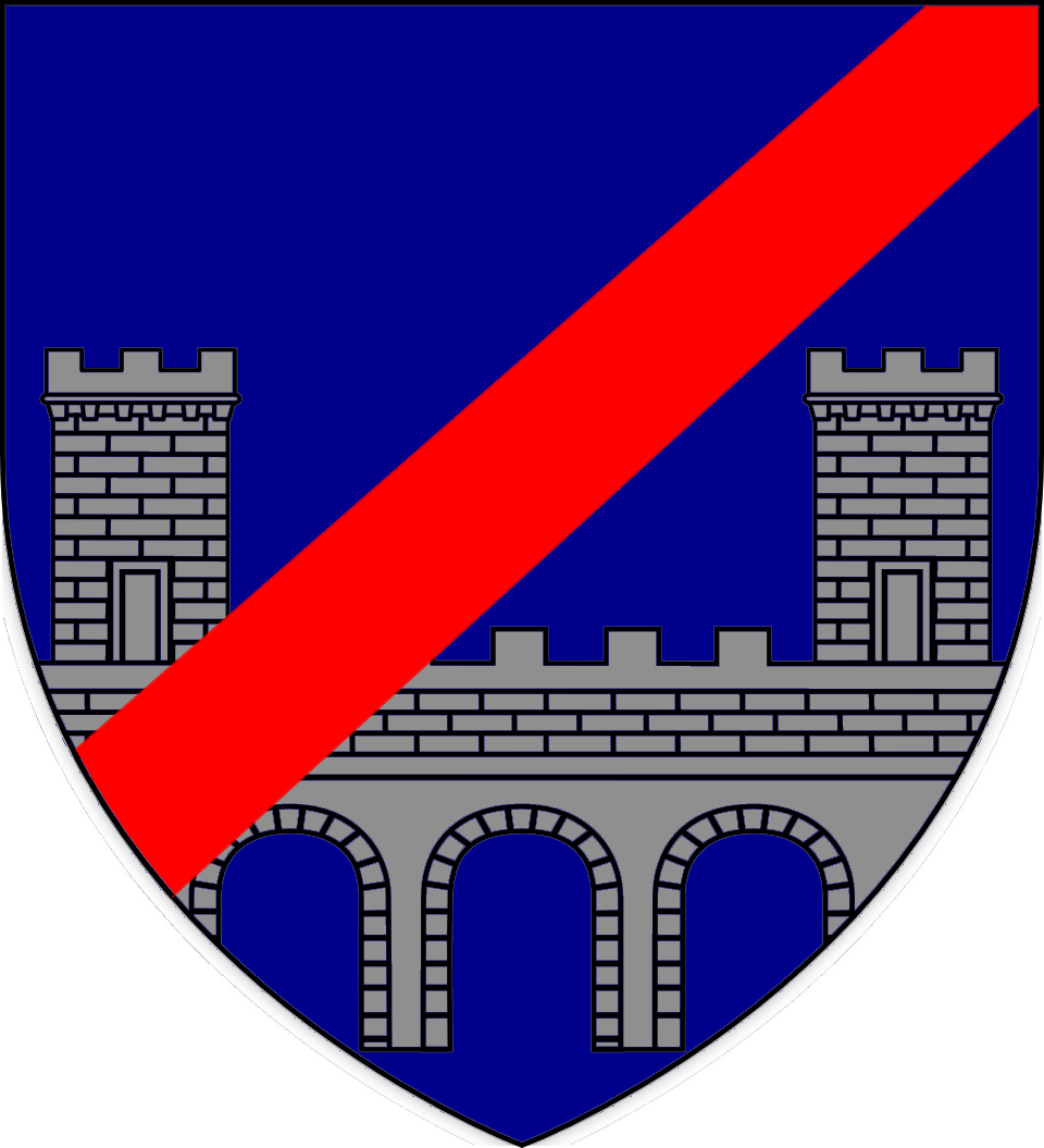 Walder Rivers - Blason Villefranche De Rouergue (960x1055), Png Download