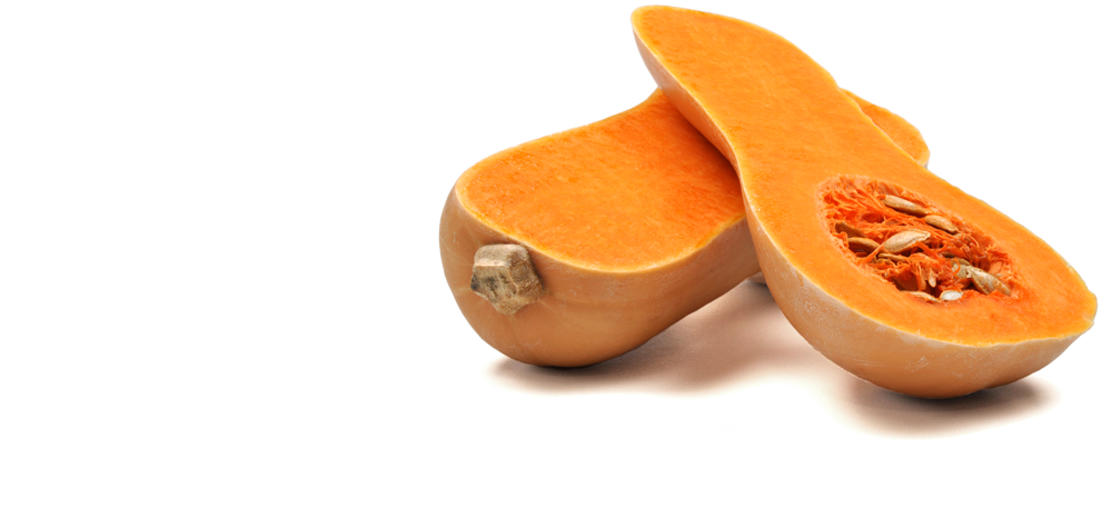 Winter Squash - Organic Butternut Squash (1000x457), Png Download
