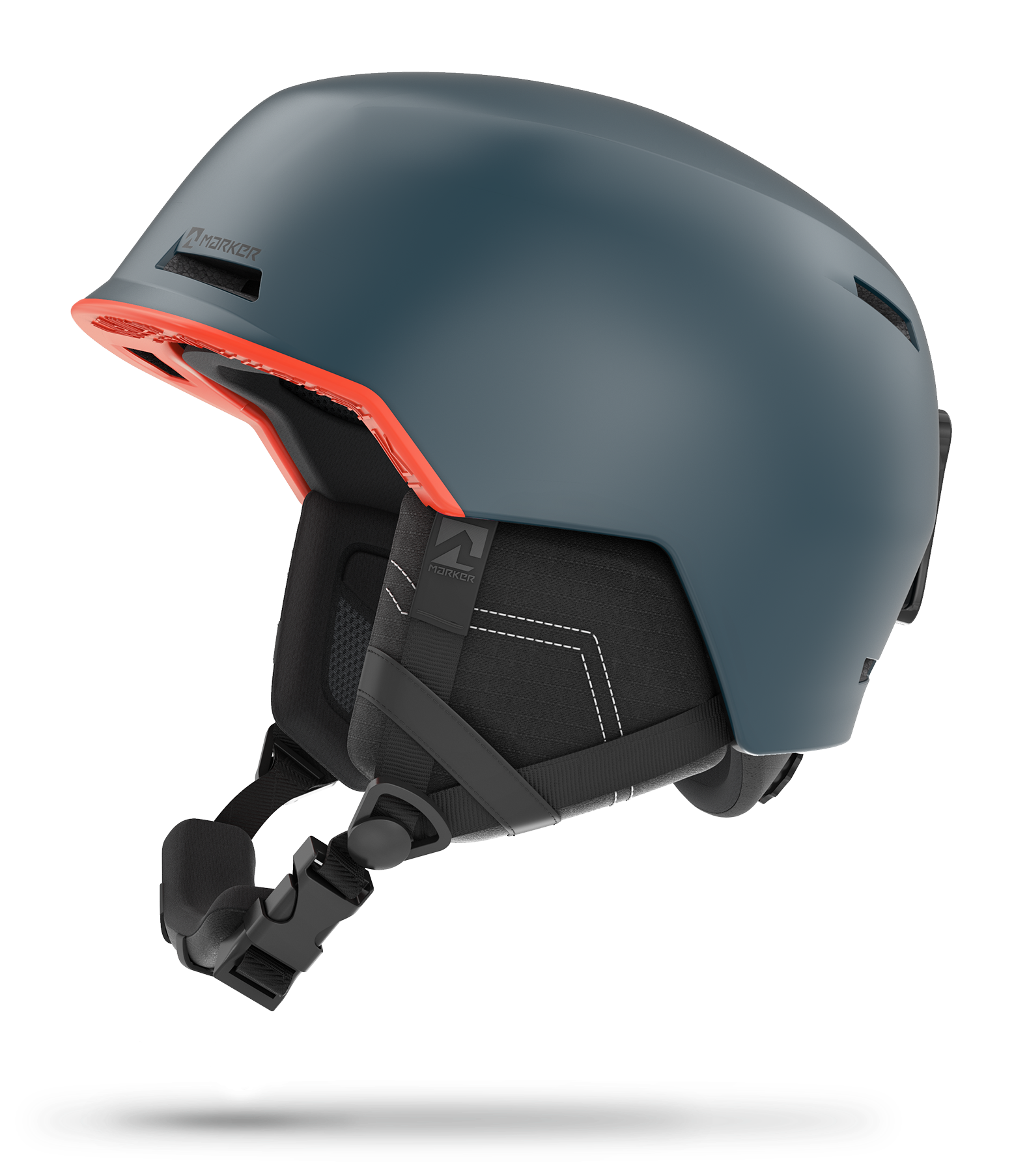 Goggle Clip Hard Hat Png Black And White Stock - Marker Companion Helmet Black Women, Size S, Ski Helmet (2000x2000), Png Download