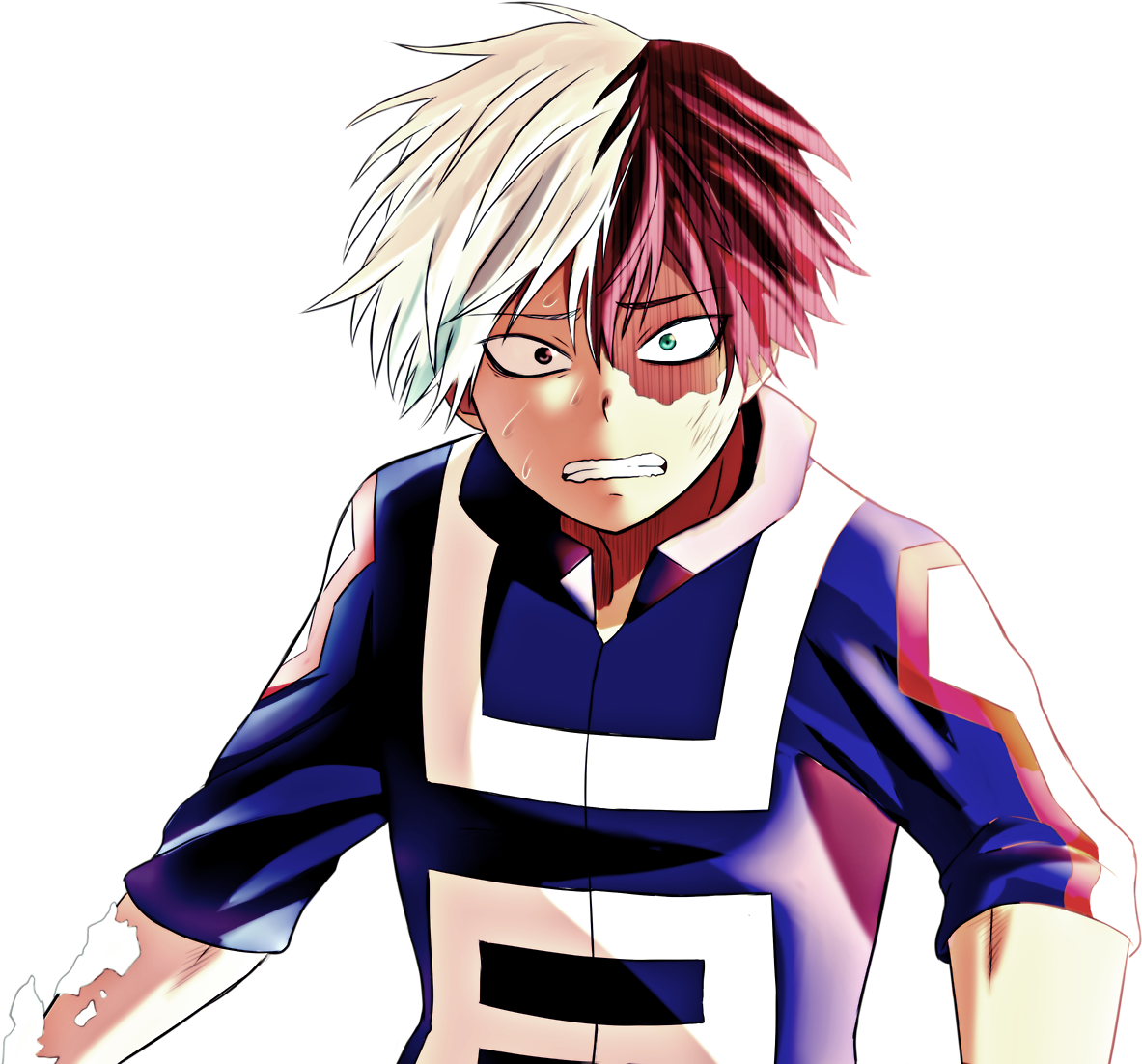 Bishounen, Anime Comics, Boku No Hero Academia, Fan - Todoroki Shouto Sports Festival (1280x1127), Png Download