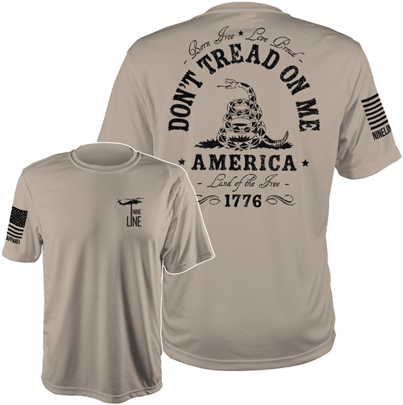 Don't Tread On Me Moisture Wicking T-shirt Gov't & - Dont Tread On Me Sweatshirt (600x600), Png Download