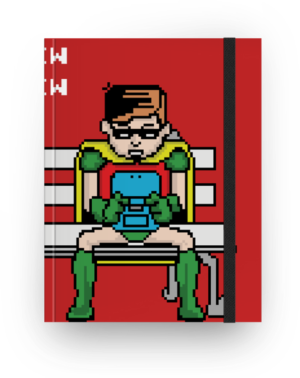 Caderno Batman E Robin - Batman (800x800), Png Download