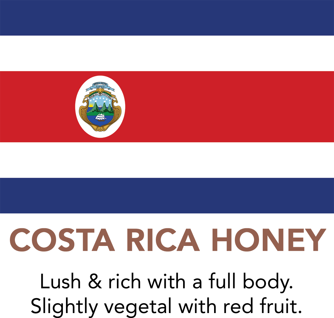 Costa Rica Black Honey - Costa Rica National Flag Mouse Pad (1078x1028), Png Download
