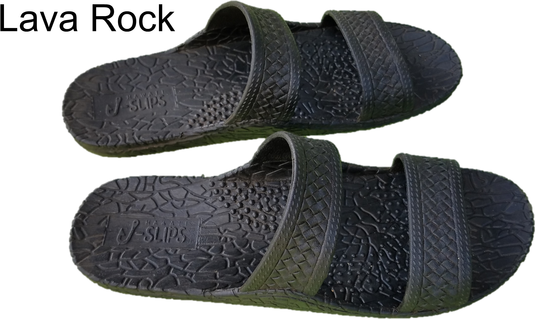 Jesus Sandals, Hawaiian, Unisex, Slim - Black Lava Rock J-slips Hawaiian Jesus Sandals (2221x1405), Png Download