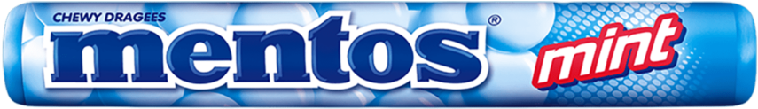 Mentos Mint Flavor Candies 38 G (1024x1024), Png Download
