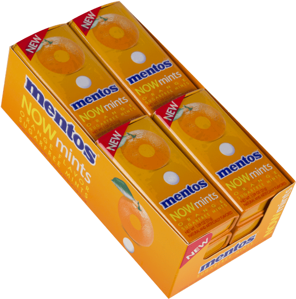 Mentos Sugar-free Breath Mints, Wintergreen, 1.27 Ounce (600x600), Png Download