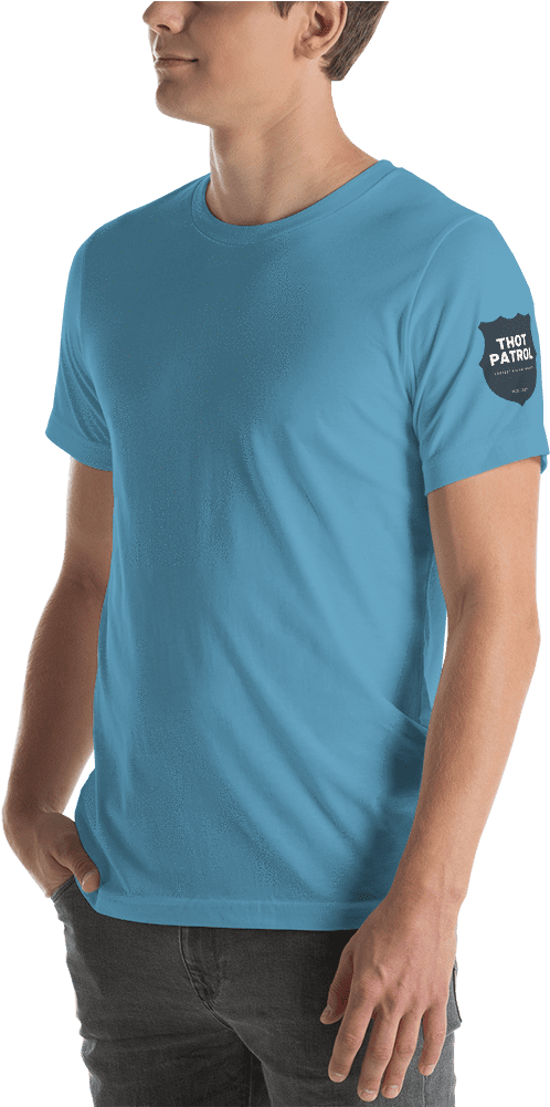 Shopping Thot Patrol Sleeve T-shirt - Shirt (1000x1000), Png Download