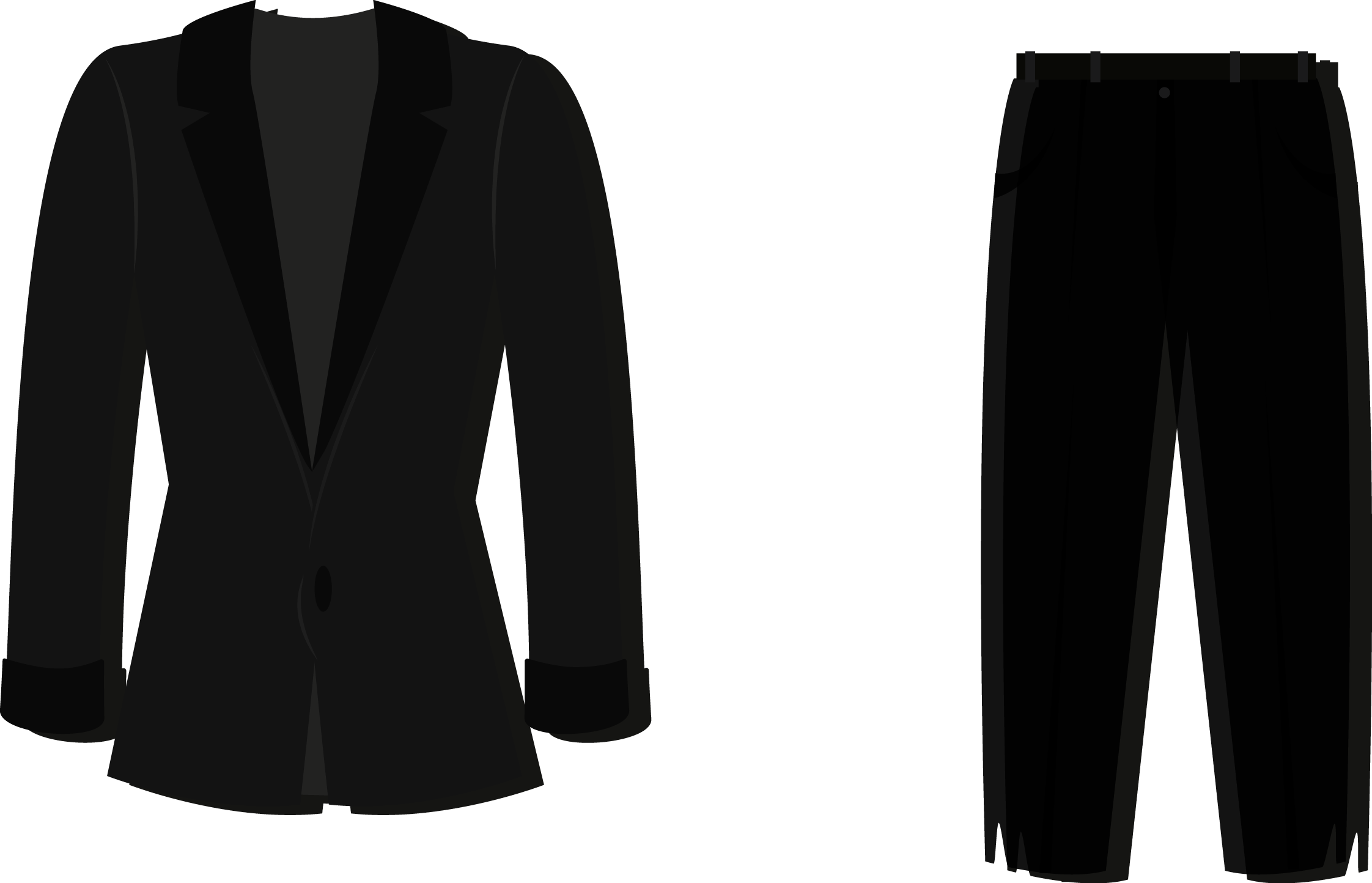 Blazer Clothing Men S - Suit Men Png Black (2244x1444), Png Download