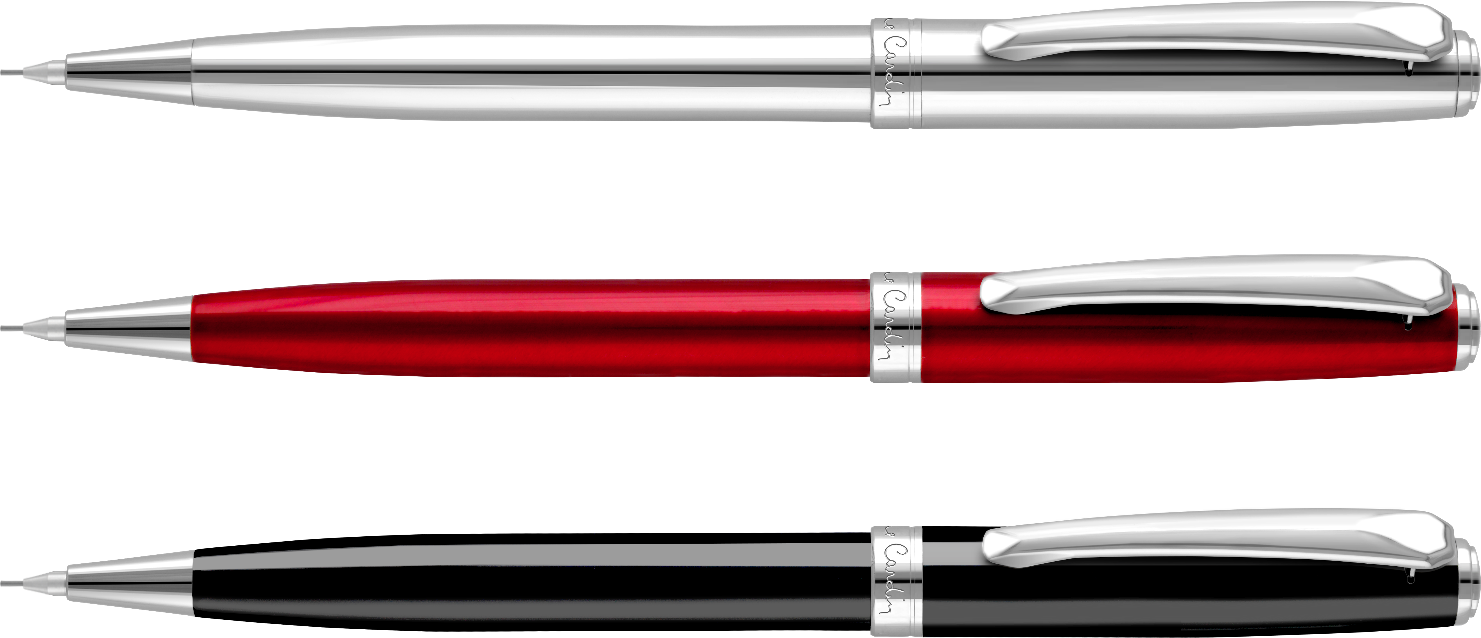 Pierre Cardin Fontaine Mechanical Pencil - Ballpoint Pen (5099x2197), Png Download
