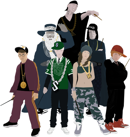 Hpiddy, Rwizzle, Hoemoanee, Dumbledawg, Malthug, The - Harry Potter (480x640), Png Download