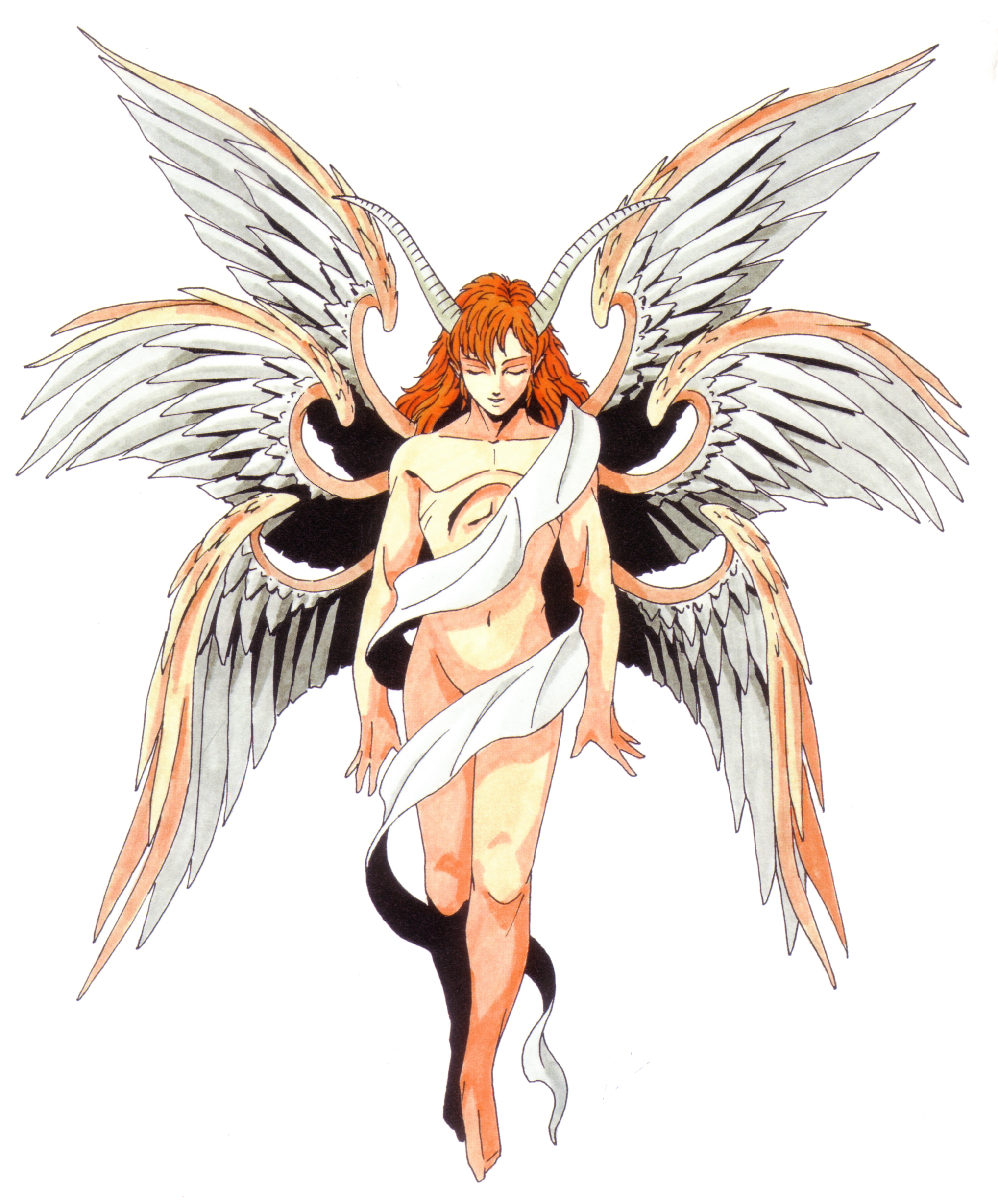 However, Helel's Depiction Is That Of A Very Gorgeous - Lucifer Persona (2068x2484), Png Download
