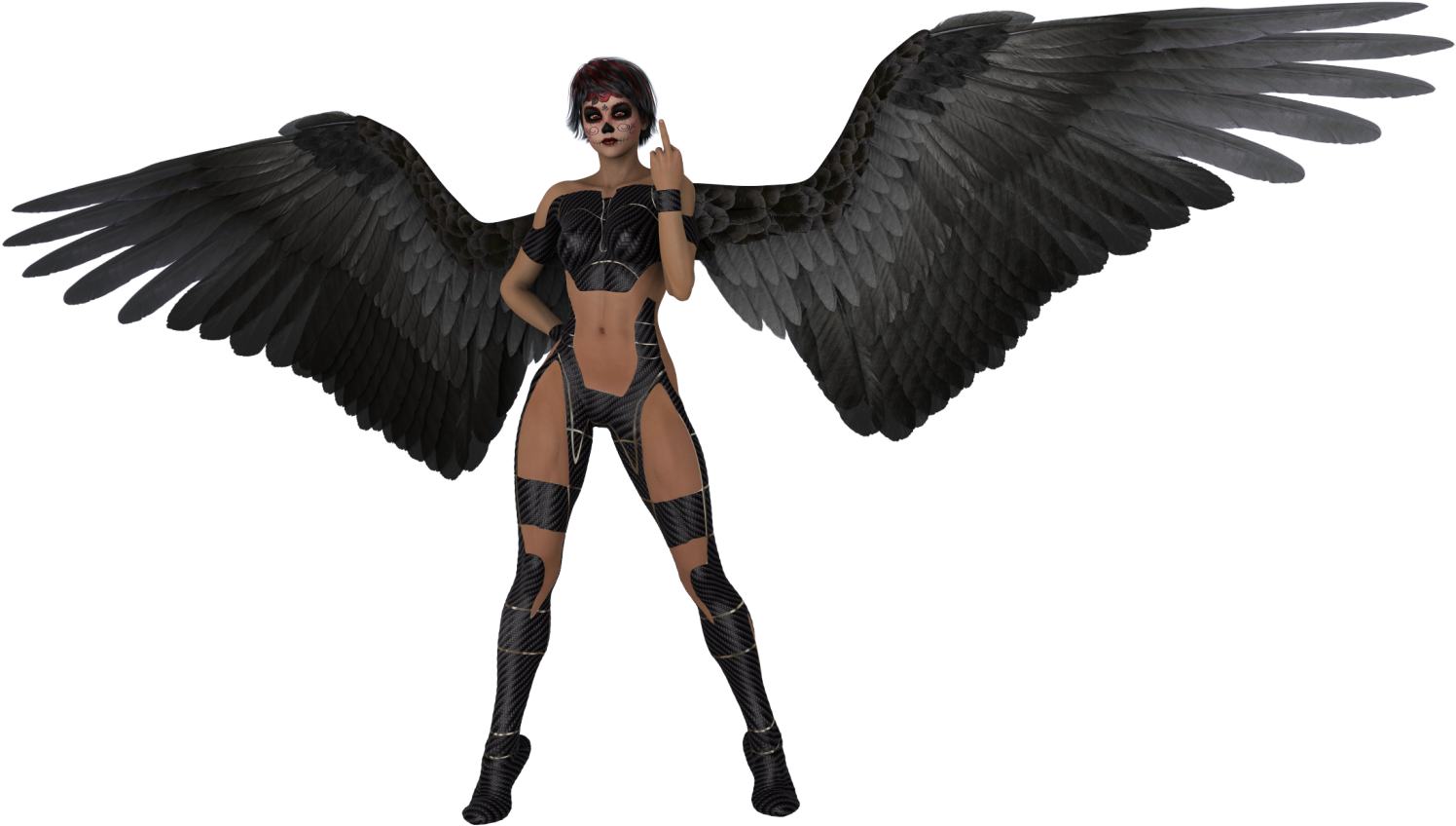 Demon Possessed Harlots - Eagle (1500x859), Png Download